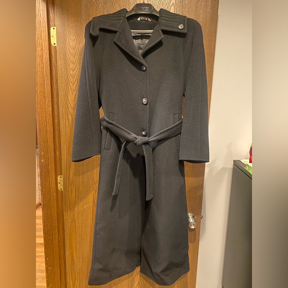 Tadon made In Italy 100% Wool Button Up Coat Size 8